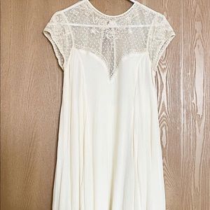 dress with lace back